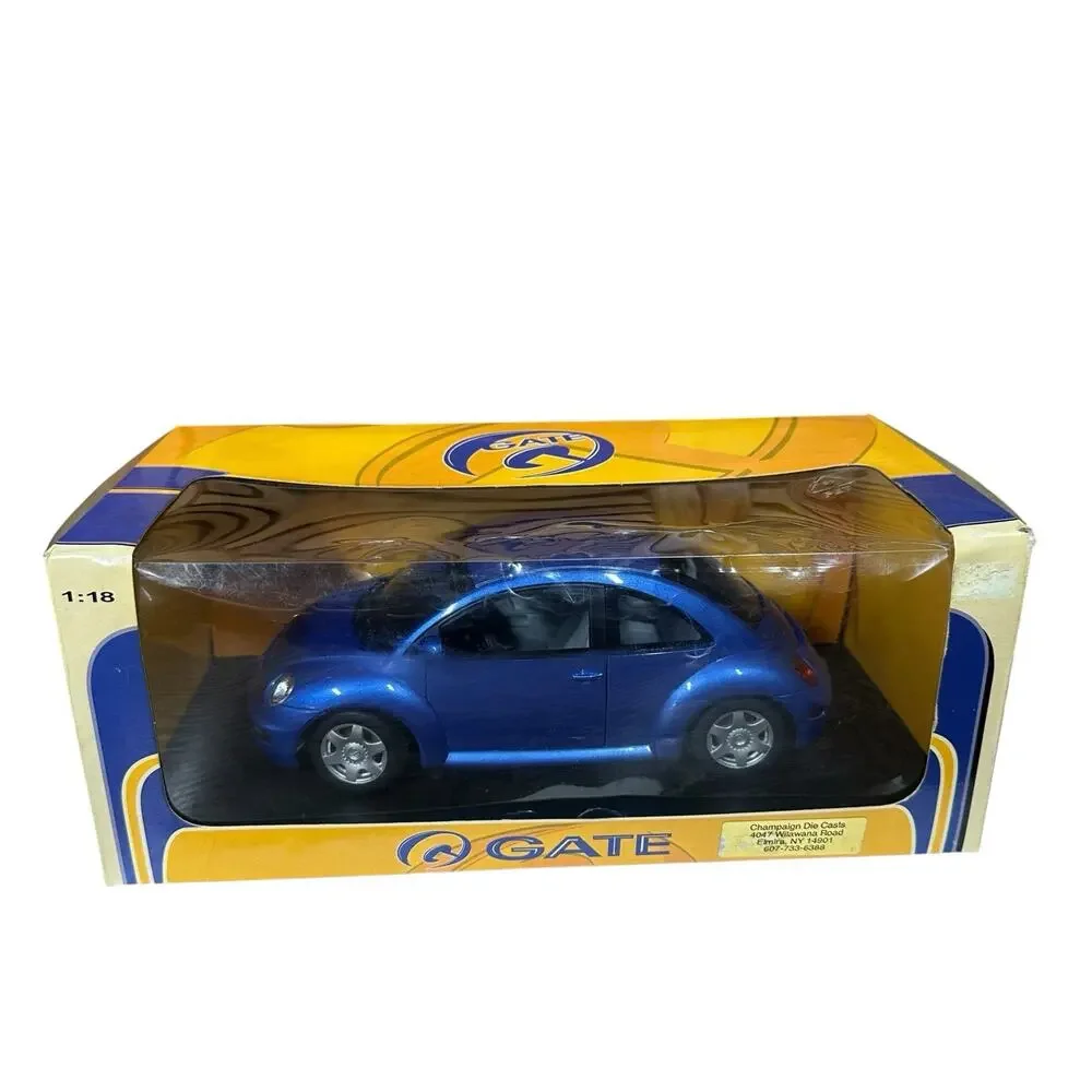 VW New Beetle Coupe '98 Gateway Global LTD Die‎ Cast Car 1:18 Scale Blue 8.5